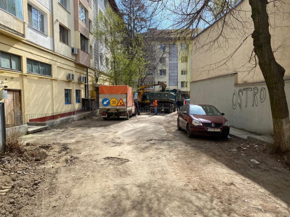 Lucrări de modernizare pe strada Ion Grămadă, pe o suprafață de 1200 de mp