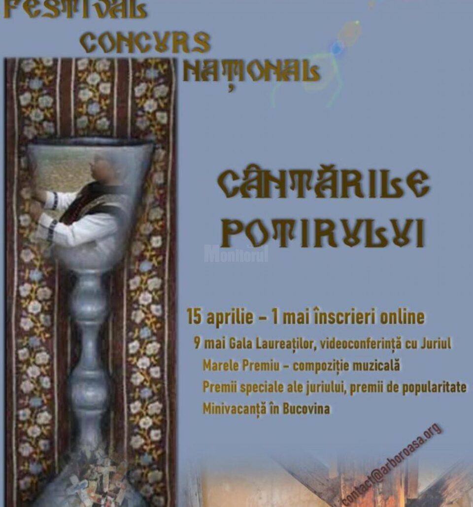 Au început înscrierile pentru Festivalul-concurs național „Cântările potirului”