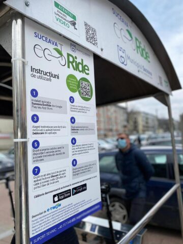 Sistemul de închiriere trotinete electrice a devenit funcțional în municipiul Suceava
