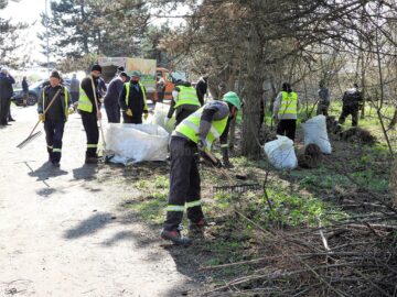 Campania de curățenie de primăvară în Parcul Șipote și în pădurea Zamca