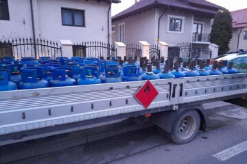 Aproape 200 de butelii GPL, indisponibilizate în urma unui control