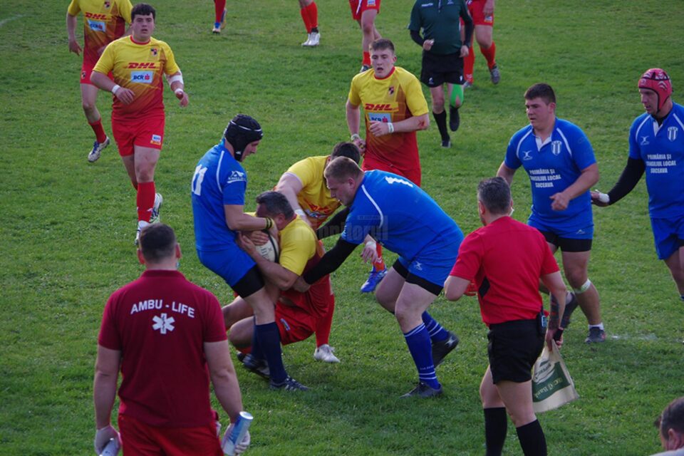 Sucevenii au câștigat derbiul Bucovinei la rugby