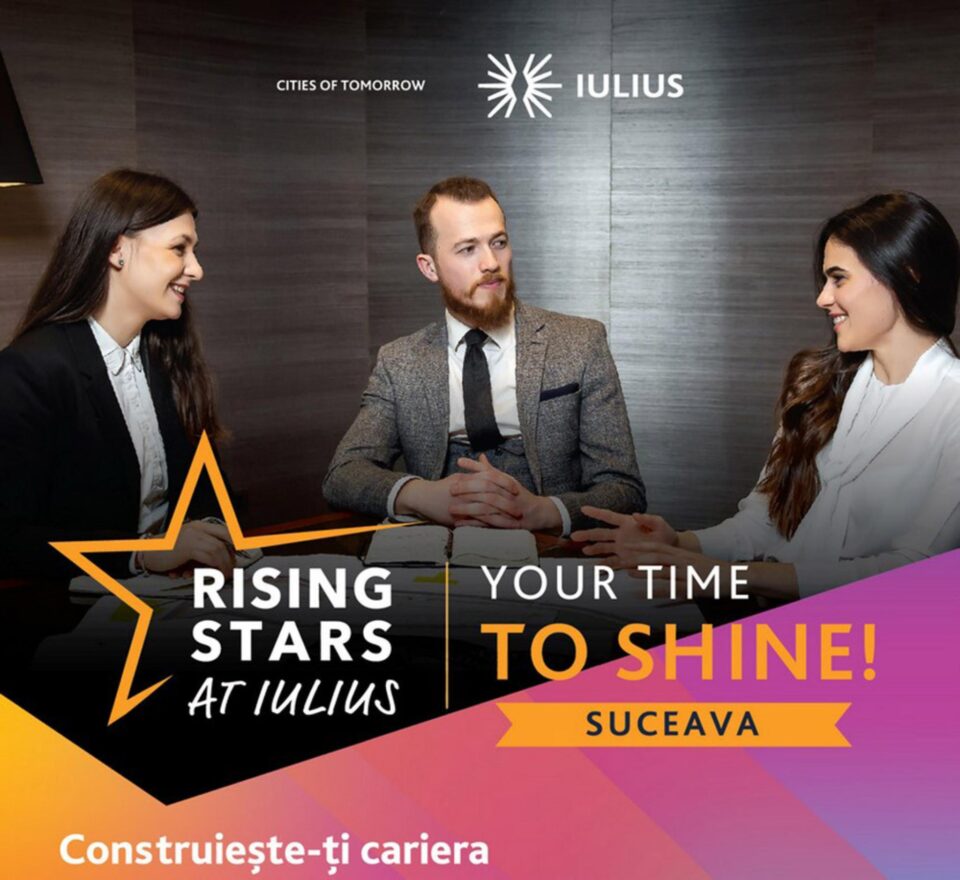 Program de practică plătită în cadrul companiei care administrează Iulius Mall