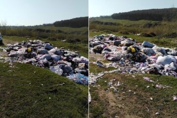 Tone de gunoi aruncate între Pătrăuți și Dărmănești