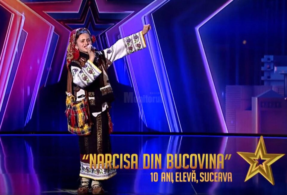 Narcisa din Bucovina a încins scena la “Românii au talent”