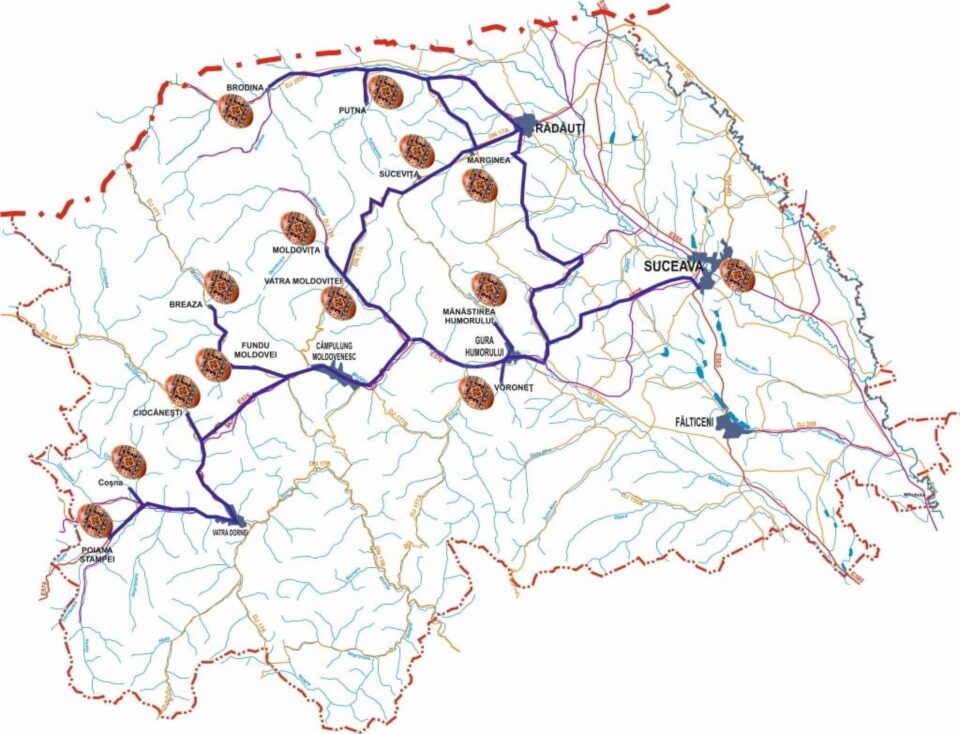 CJ Suceava promovează ruta cultural-turistică „Drumul Ouălor Încondeiate în Bucovina”