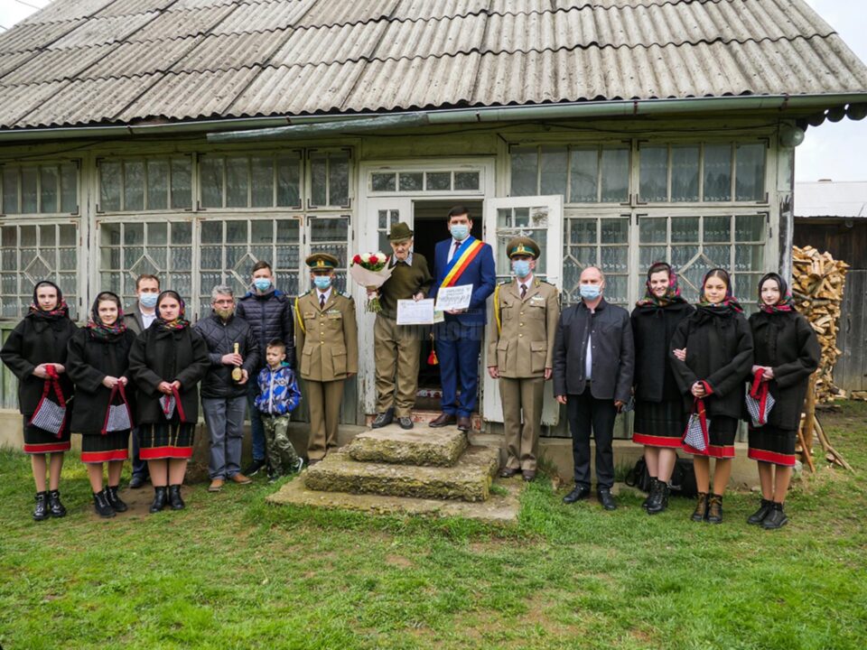 Veteranul Gheorghe Cotos, de la Straja