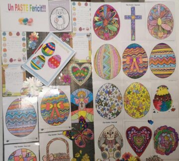 Expoziții de lucrări și desene ale elevilor de la Centrul Școlar Gura Humorului, cu tema „Paștele în Bucovina”