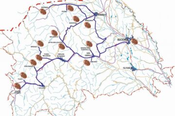 Traseul rutei culturale „Drumul Ouălor Încondeiate în Bucovina”