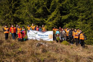 O viitoare pădure cu aproape 3000 de arbori de brad și molid a fost plantată cu voluntari și personal silvic la Ocolul Silvic Stulpicani