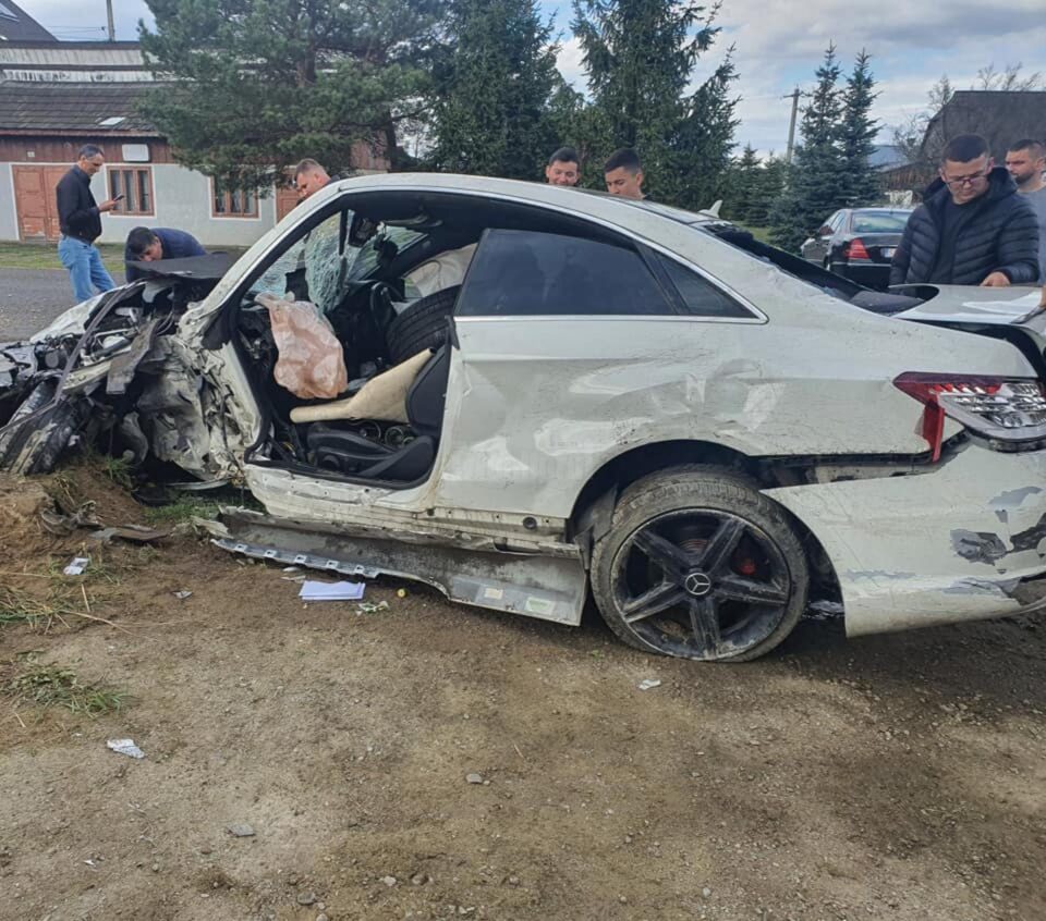 Accident violent la Bilca
