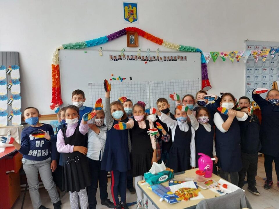 Proiectul educativ „9 Mai – Ziua Europei”, la Școala Gimnazială Pârteștii de Sus