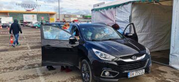 Ieri, câte o persoană la aproape 4 minute s-a vaccinat anti-Covid, la centrul drive-thru de la Shopping City Suceava