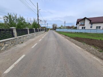 Stradă asfaltată în Lisaura