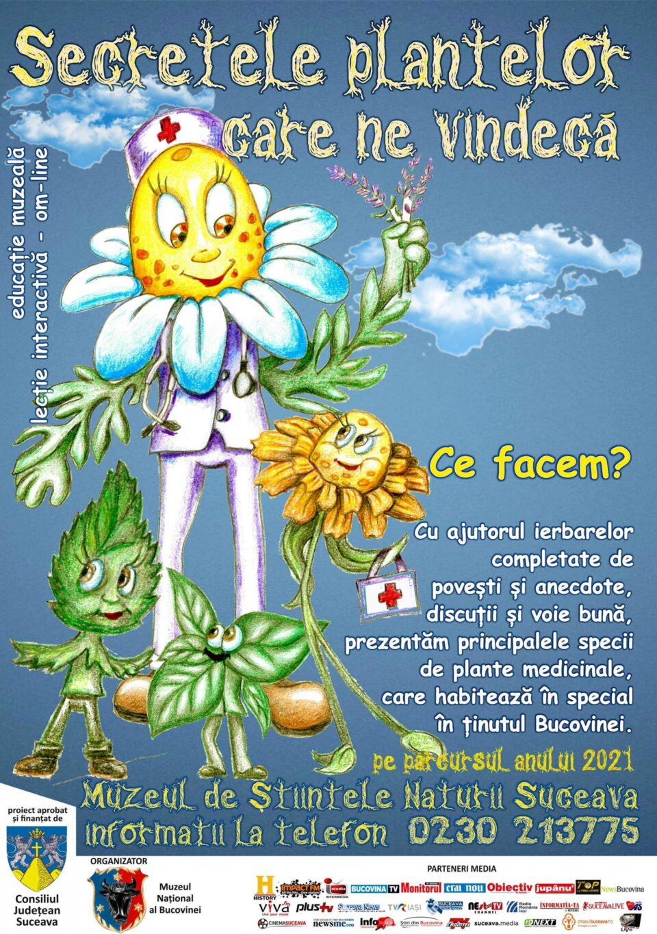 „Secretele plantelor care ne vindecă”, educație muzeală, la Muzeul de Științele Naturii Suceava „Secretele plantelor care ne vindecă”, educație muzeală, la Muzeul de Științele Naturii Suceava