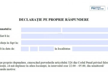 Dacă vreți să vă vaccinați vineri sau sâmbătă noaptea vă trebuie declarație ca să ieșiți din casă