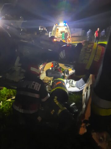 Imagini de cosmar de la locul accidentului