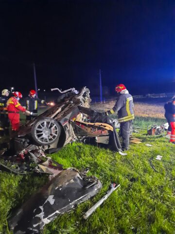 Imagini de coșmar de la locul accidentului