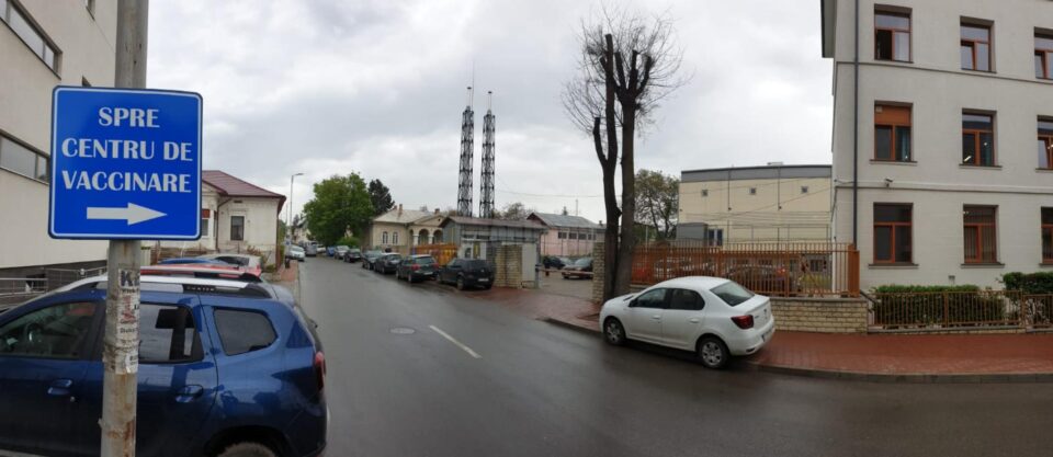Centrul de vaccinare de la Liceul Stefan cel Mare Suceava