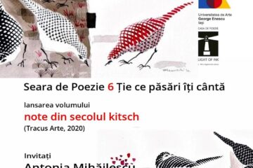 Seară de poezie dedicată lansării volumului „note din secolul kitsch”, semnat de suceveanca Antonia Mihăilescu