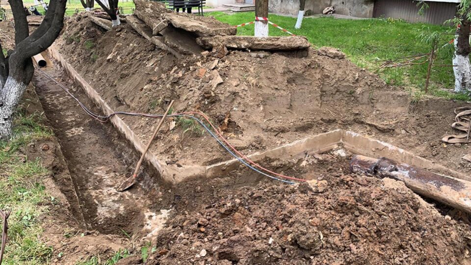 Avarie apărută la conducta magistrală, în zona Bisericii Sf. Andrei