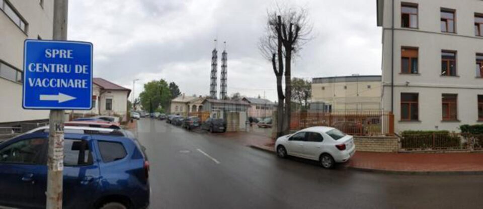 Centrul de vaccinare de la Liceul Stefan cel Mare Suceava