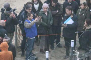 Fotografie de la reconstituirea faptei sursa 7sur7.be