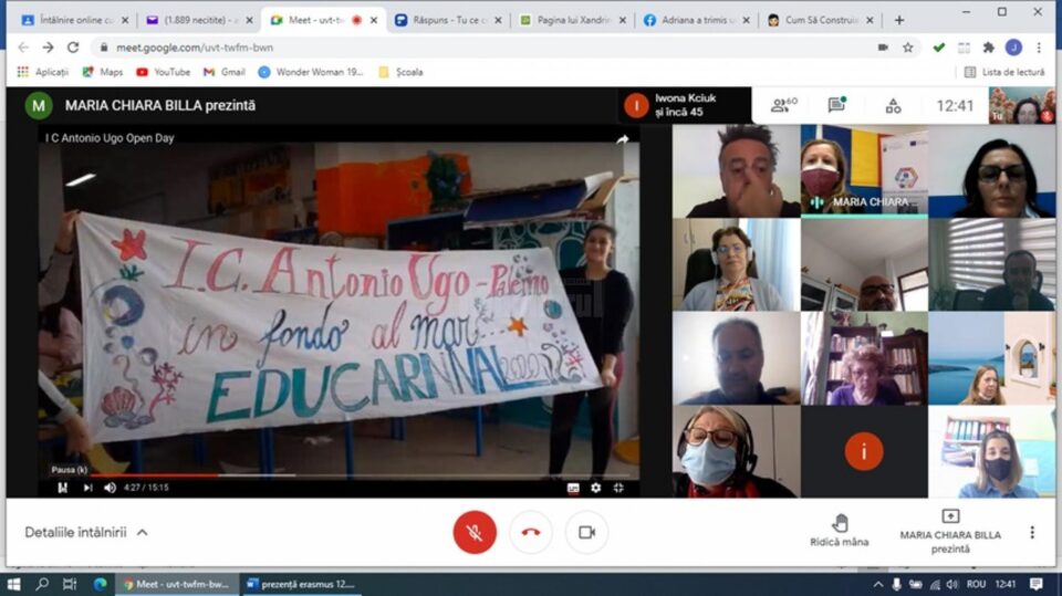 Proiect Erasmus, online, la care au participat și 11 cadre didactice de la Școala „Ion Creangă” Suceava Proiect Erasmus, online, la care au participat și 11 cadre didactice de la Școala „Ion Creangă” Suceava