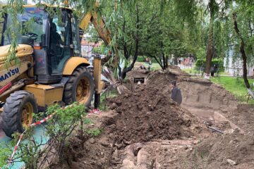 Lucrările de înlocuire a unei porțiuni din magistrala de termoficare au fost finalizate mai devreme decât se estima