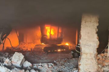 Incendiul din hală