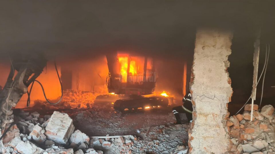 Incendiul din hală
