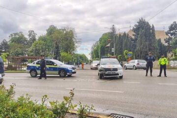 Tamponarea a avut loc în zona centrală a municipiului Rădăuți