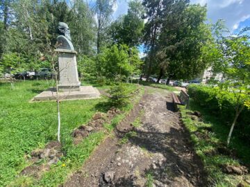 Parcul Simion Florea Marian, din centrul Sucevei, a intrat în reabilitare
