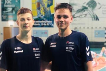 Codrin Radu și Daniel Stanciuc fac parte din lotul de juniori al României