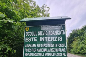 Panouri de avertizare pentru atenționarea și depistarea celor care aruncă gunoaie