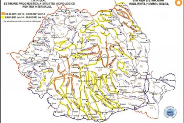 Codul galben de inundații, prelungit până duminică după-amiază