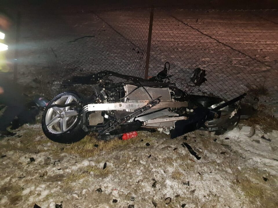 Imagini de coșmar la locul accidentului