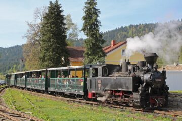 Mocănița de la Moldovița va circula în acest weekend pe tot traseul