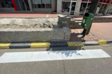 Harșovschi anunță sancțiuni pentru ”Doreii” care au trasat o trecere de pietoni care se termină într-un zid