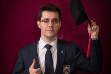 Olimpicul internațional „de aur” David Turturean, șef de promoție al Colegiului „Ștefan cel Mare” Suceava