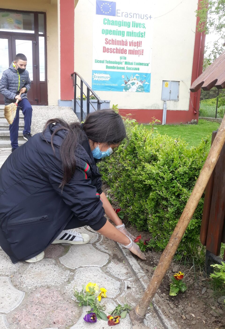 Activități de protejare a mediului înconjurător, la Liceul Tehnologic „Mihai Eminescu” Dumbrăveni