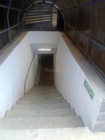 Interiorul pasajului subteran de la Plopeni-Salcea