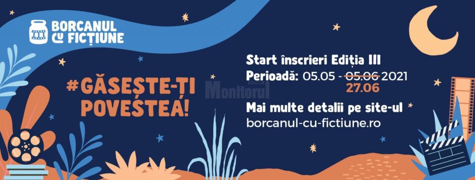 Tinerii pasionați de cinematografie pot să înscrie la cea de-a III-a ediție a taberei de creație „Borcanul cu Ficțiune” Tinerii pasionați de cinematografie pot să înscrie la cea de-a III-a ediție a taberei de creație „Borcanul cu Ficțiune”