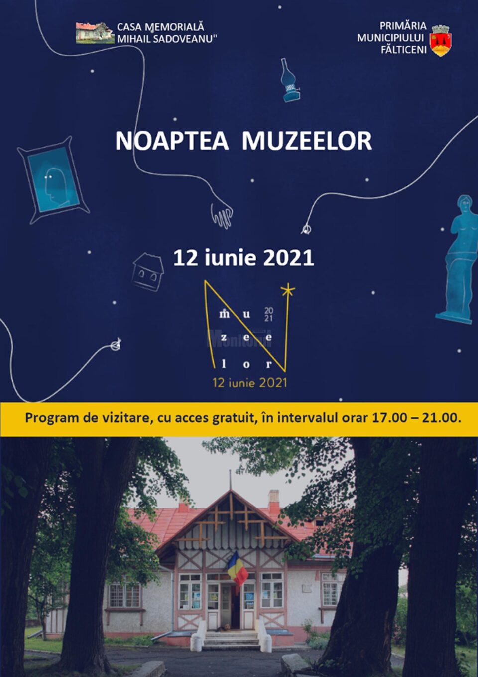 Noaptea Muzeelor 2021, pe 12 iunie și la Fălticeni