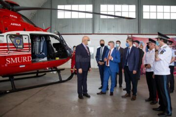 Elicopterul SMURD pentru Câmpulung Moldovenesc a ajuns în țară