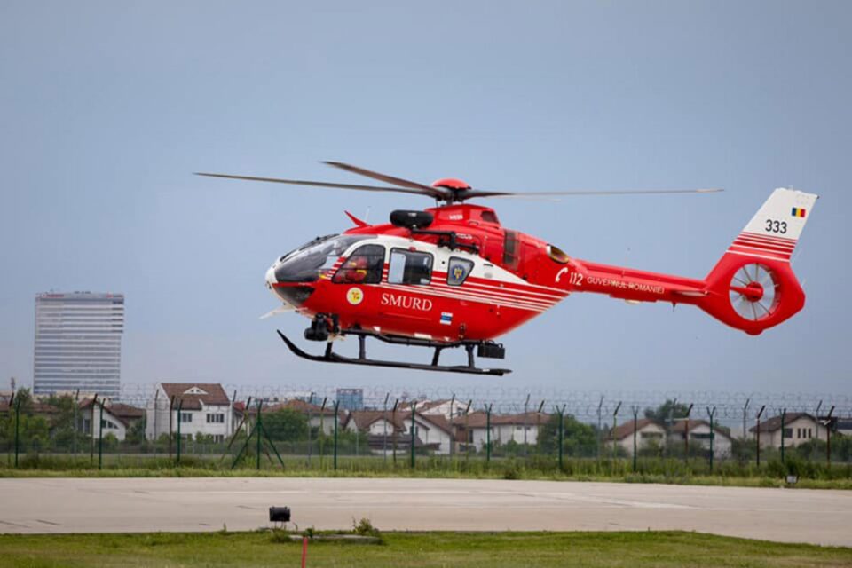 Elicopterul SMURD pentru Câmpulung Moldovenesc a fost livrat de Airbus Helicopters Romania
