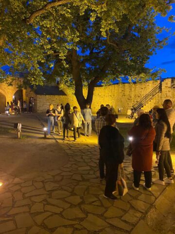 Cetatea de Scaun noaptea, la Noaptea Muzeelor 2021