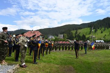 Comemorarea celor 12 legionisti polonezi cazuti la Carlibaba sursa foto Facebook Uniunea Polonezilor din Romania