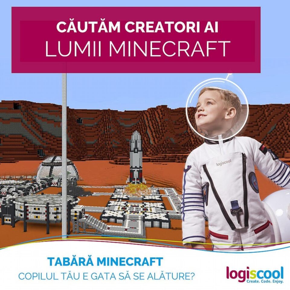 Logiscool Suceava, invită elevii la taberele și atelierele digitale de vară