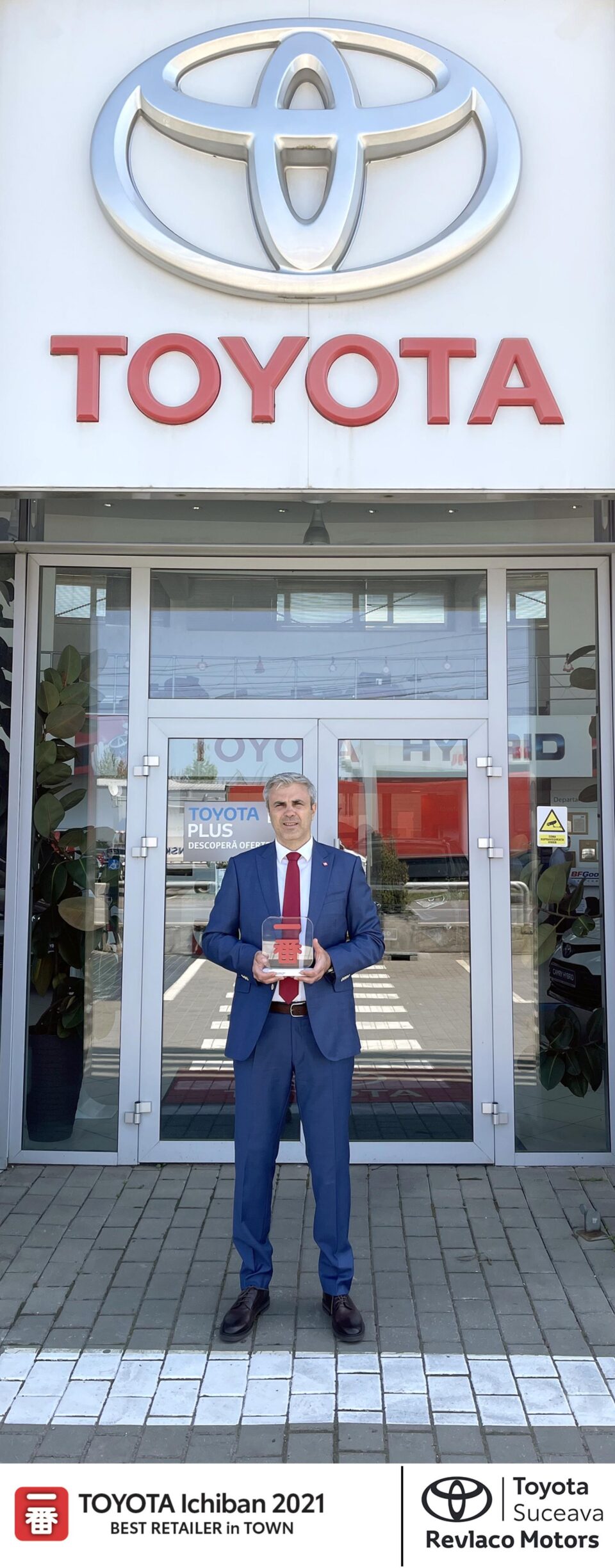 Revlaco Motors, dealerul Toyota din Suceava, este, din nou, în topul celor mai buni dealeri Toyota din Europa și cel mai bun din România Revlaco Motors, dealerul Toyota din Suceava, este, din nou, în topul celor mai buni dealeri Toyota din Europa și cel mai bun din România